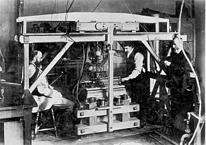 10302034
� Science Museum
Sir Oliver Lodge, English physicist, in his laboratory, 1892.