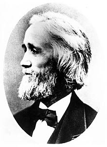 10303151 © Science Museum Pictorial Christopher Latham Sholes, American newspaper editor and inventor, c 1880s.