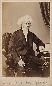 10400586
� Science Museum Pictorial
Sir John Herschel, English astronomer and scientist, 1866-1871.