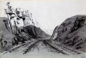 10300742
� NRM - Pictorial Collection
Blisworth Cutting, Northamptonshire, September 1838.
