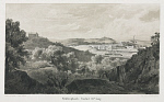 10419843
� Science Museum Pictorial
A view of the Empress Elisabeth train travelling over a viaduct, 1800s.
