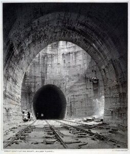 10301453
� NRM - Pictorial Collection
�Great Ventilating Shaft, Kilsby Tunnel�, Northamptonshire, 1838.