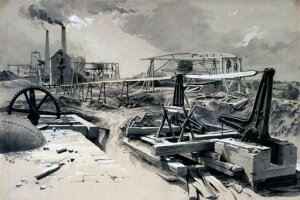 10300786
� NRM - Pictorial Collection
'Pumps, Ventilating Shaft, Kilsby Tunnel', Northamptonshire, 15 July 1837.