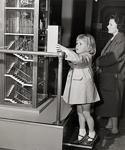 10284209
&copy; Science Museum
Children and apparatus in the Children�s Gallery, Science Museum, 1963.