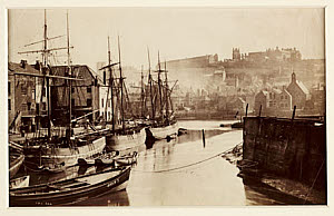 10428113
&copy; NMeM - Kodak Collection
Whitby Harbour, North Yorkshire, c 1905.