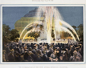 10315423
&copy; Science Museum Pictorial
'The Illuminations at the International Inventions Exhibition�, London, 1885.