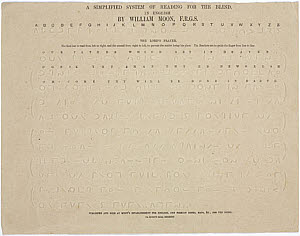 10422646
&copy; Science Museum Pictorial
A simplified system of reading for the blind, c 1849.