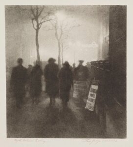 10458561
&copy; TBC / Royal Photographic Society
'By the National Gallery', 1923.