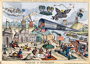 10302071
&copy; Science Museum Pictorial
�The March of Intellect' - 'Lord, how this world improves as we grow older', 1829.