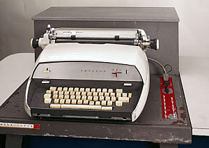 10233875
&copy; Science Museum
Royal-Typer automated typewriter, 1960s.