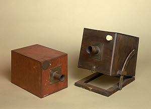 10243383
Two cameras owned by W H F Talbot, c 1840.