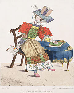 10422283
&copy; Science Museum Pictorial
�The Circulating Library�, 1830.