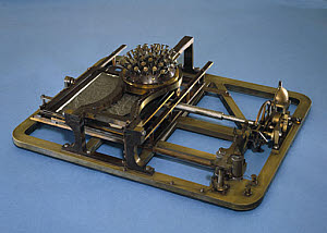 10233890
&copy; Science Museum
Hansen's writing ball, c 1880.