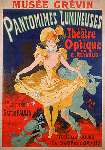 10232693
Poster for a moving picture show, France, 1898.