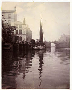 10428093
&copy; NMeM - Kodak Collection
Whitby Harbour, North Yorkshire, c 1905.