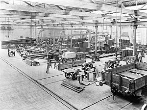 10444493
&copy; National Railway Museum
Sawmill at Earlestown Carriage and Wagon Works, Merseyside, c 1927.