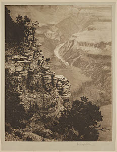 10461395
&copy; Royal Photographic Society
'Above the Shinomo. Grand Canyon Series', 1911.
