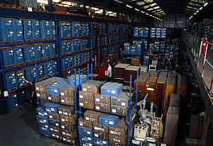 10288898
&copy; Science Museum
Wellcome Collection storage area, Science Museum Hayes Store, 1993.