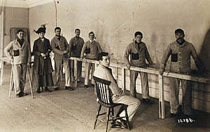 10323904
&copy; Science Museum
Soldiers wearing artificial legs, c 1915-1918.