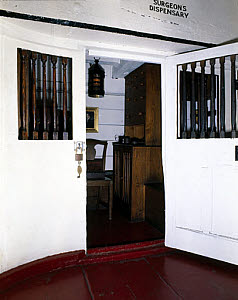 10288117
&copy; Science Museum
Surgeon's dispensary, HMS Victory, 19th century.
