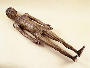 10284625
&copy; Science Museum
Chinese acupuncture figure, late Ming Dynasty, c 17th century.