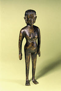 10284645
&copy; Science Museum
Bronze figure showing acupuncture points, Chinese, early 18th century.