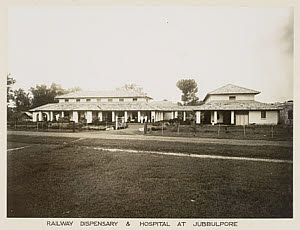 10446172
&copy; National Railway Museum
Railway hospital, Jabalpur, India, c 1930.