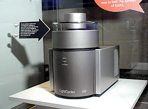 10416973
&copy; Science Museum
Light Cycler PCR machine on display at The Science Museum, London, 2003.