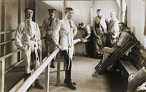 10318693
&copy; Science Museum
Soldiers wearing artificial legs, c 1915-1918.