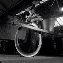 10414751
&copy; NMeM - Walter Nurnberg
A worker hammers a sheet metal ring in to shape. Charlton, England, 1958.
