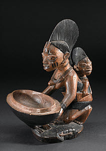 10547443
&copy; Science Museum
Carved Yoruba ritual bowl, Nigeria, 1880-1920.