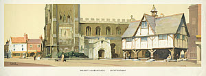 10550835
&copy; National Railway Museum
British Railway Carriage Print - Market Harborough, Leicestershire.