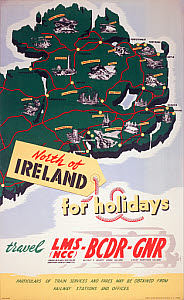 10562582
&copy; National Railway Museum
North of Ireland for Holidays, Poster