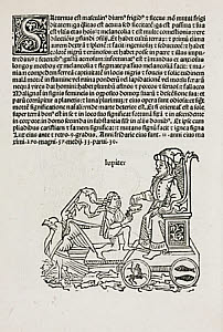 10436800
&copy; Science Museum Library
Jupiter symbolised, 1489.