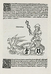 10436803
&copy; Science Museum Library
Mercury symbolised, 1489.