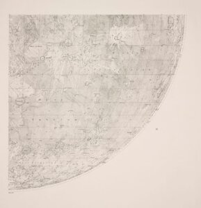 10418909
&copy; Science Museum Pictorial
Nortwest quadrant of Beer & Madler Moon map, 1834.
