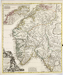 10438521
&copy; Science Museum Library
Map of Norway, 1755.