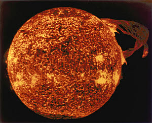 10299233
&copy; NASA
Large solar flare seen in extreme ultraviolet light, 1973.