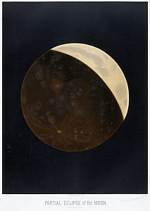 10325242
&copy; Science Museum Pictorial
Partial eclipse of the Moon, 24 October 1874.