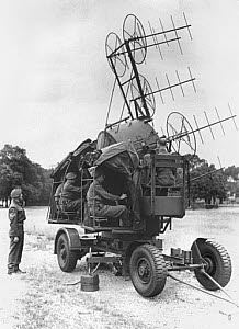 10250843
&copy; NMeM Daily Herald Archive
Army demonstration of radar equipment, Hyde Park, London, 17 August 1945.