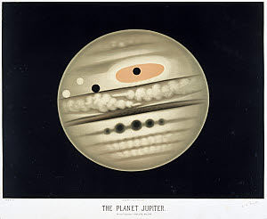 10325243
&copy; Science Museum Pictorial
The planet Jupiter, 1880.