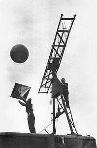 10250844
&copy; NMeM Daily Herald Archive
Demonstrating mobile radar equipment, Hyde Park in London, 17 August 1945.