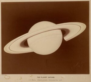 10415851
&copy; Science Museum
The planet Saturn, September 1875.