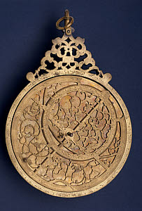 10196259
&copy; Science Museum
Indo-Persian brass astrolabe, 1666.