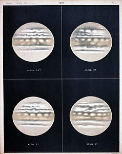 10313481
&copy; Science Museum
Four views of Jupiter, plate 2, 1872.