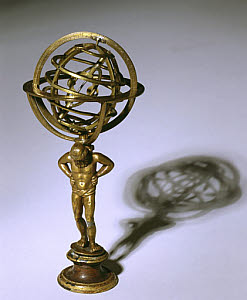 10197388
&copy; Science Museum
Small armillary sphere, 17th century.