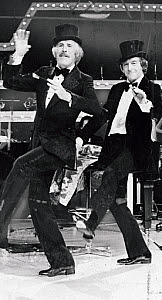 10547399
&copy; Manchester Daily Express
Michael Parkinson and Bruce Forsyth March 1978.