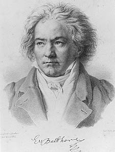 10249802
&copy; NMeM Daily Herald Archive
Ludwig van Beethoven, German composer, 1817.