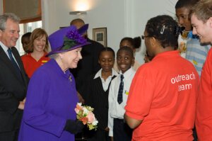 10463032
&copy; Science Museum
Her Majesty the Queen at the Smith Centre, Science Museum, London, 2006.