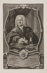 10419520
&copy; Science Museum Pictorial
Samuel Christian Hollmann, professor of philosopy, c 1740s.